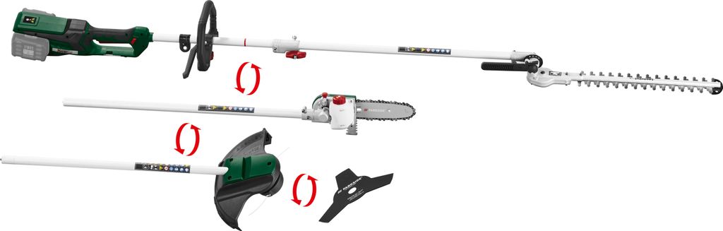 PARKSIDE® 40 V Akku-Garten-Kombigerät »PGKGA 40-Li B2«, Produktbild 
