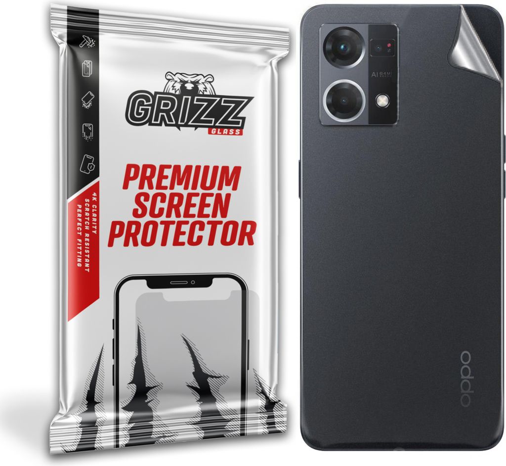 Folie auf der Rückseite GrizzGlass SatinSkin für Oppo Reno 8 4G