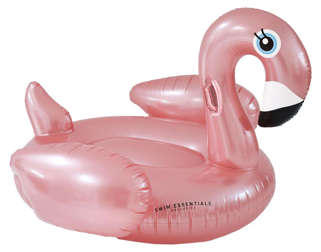 Swim Essentials Aufblasbarer Flamingo XXL – Rosa/Gold – Dreamscape