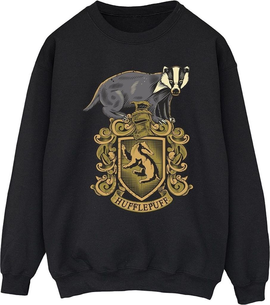 Harry Potter - "Hufflepuff" Sweatshirt für Herren BI28937 (L) (Schwarz)