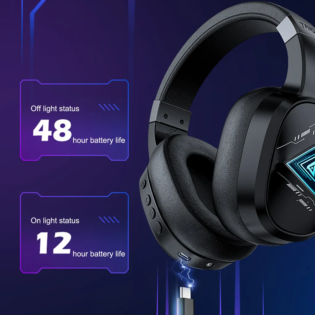Offerta Cuffie TAIOU Phantom: Gaming 50mm e Tripla Modalità - 2