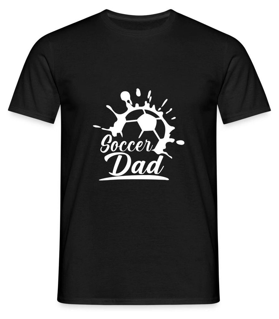 Spreadshirt Soccer Dad Fußball Stolzer Vater Männer T-Shirt, 4XL, Schwarz