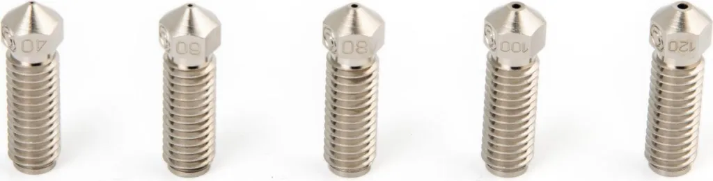 Buse d'impression 3D Bondtech CHT Volcano en laiton traité - Pack de 5 - 2