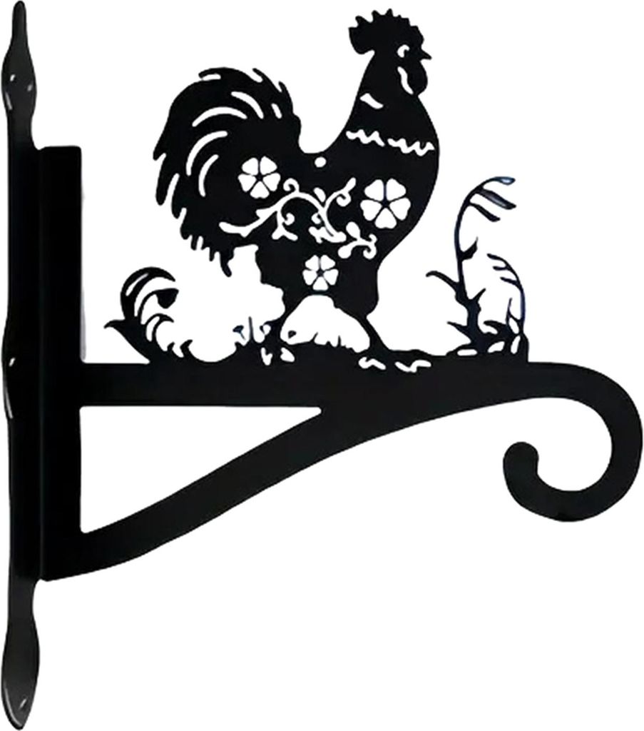 Wandhaken aus Metall, beschichteter Pflanzenhänger, Tiersilhouette, Wandhaken, rostfreie Halterung zum Aufhängen von Pflanzen im Innen- und Auße...