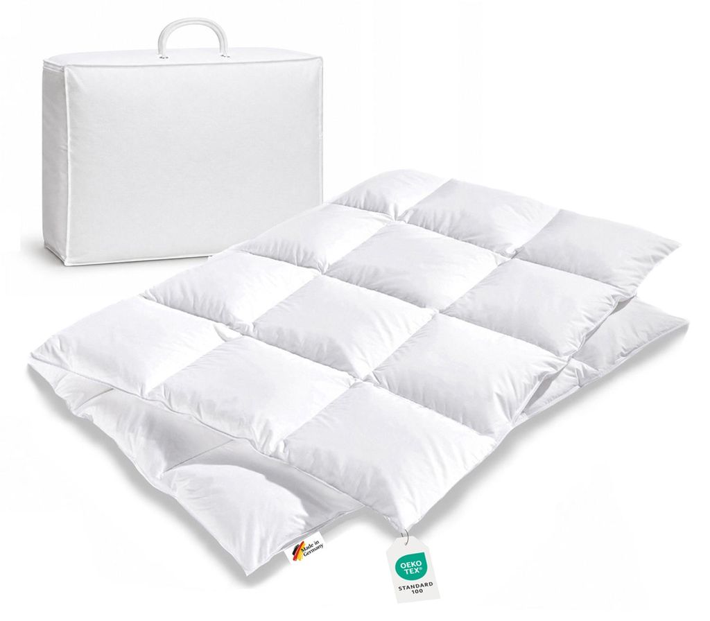 100% sibirische Winter Daunen Bettdecke Daunendecke 135x200 Produktbild 