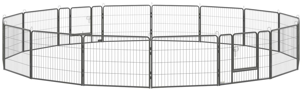 PawHut, veelzijdige ren voor puppy's, 16-hoekig, 60 cm Productafbeelding 