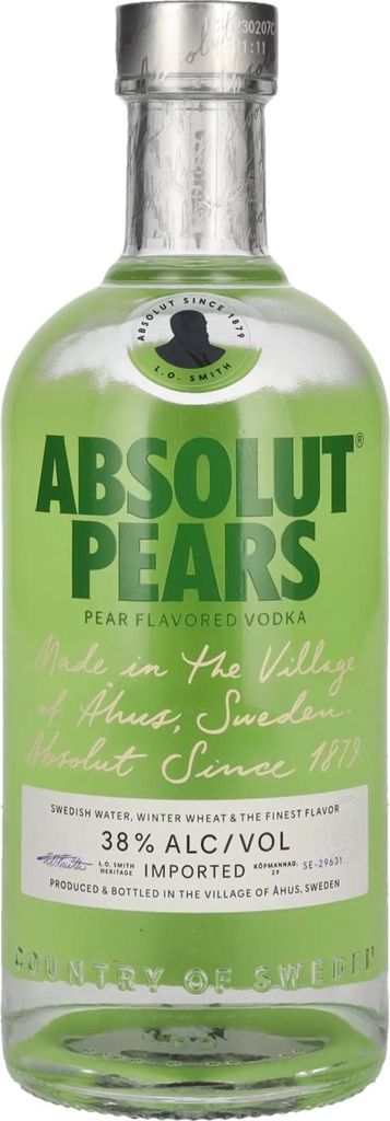 Absolut Vodka Pears 700ml 38% Vol. Produktbild 