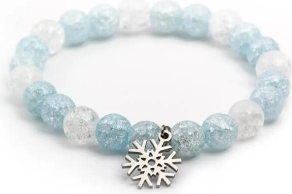 Bracelet Cristaux et Perles de Nacre MINK44/17 - Brillance et Éclat