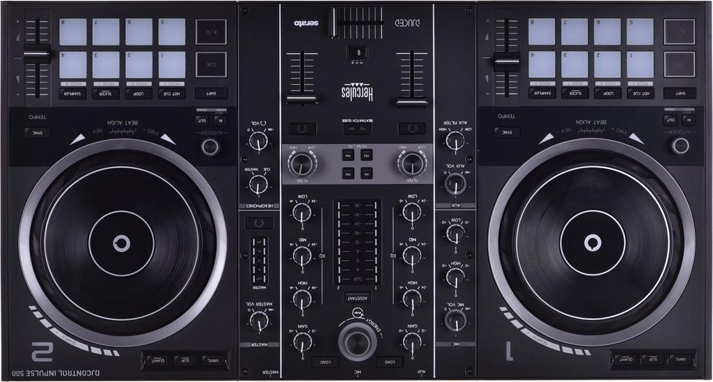 Hercules DJControl Inpulse 500, 6,3 mm, 3.5 mm/6.35 mm, Produktbild 