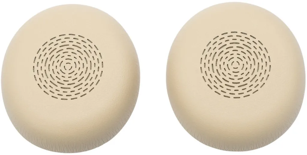 Coussinets Jabra Evolve2 75 Beige à mémoire de forme pour confort durable