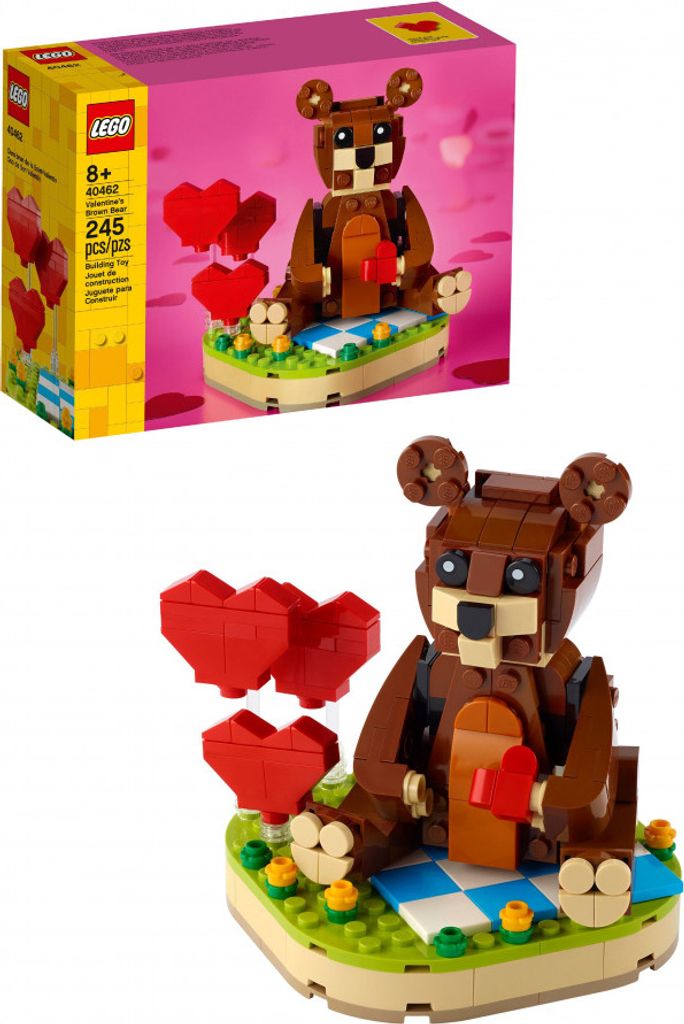 LEGO Iconic Walentynkowy niedźwiedź brunatny, Zestaw do Zdjęcie produktu 