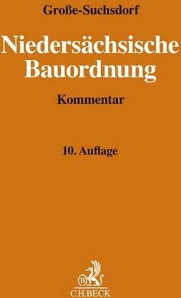Niedersächsische Bauordnung NBauO - Édition Juridique Actuelle Broché