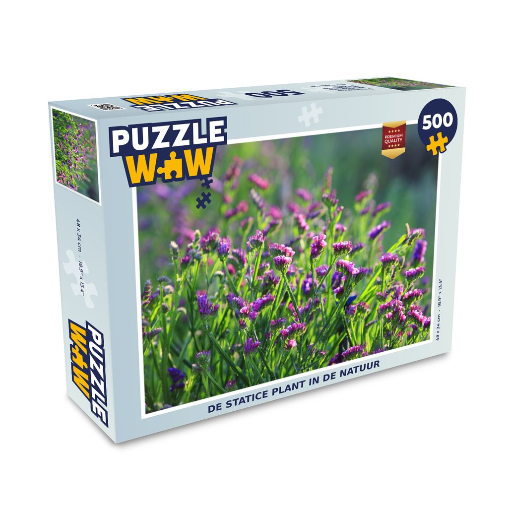 MuchoWow Puzzle 500 Teile Die Statice-Pflanze in der Natur - 500 Teile - Kinder - Selberbauen - Puzzlespiele