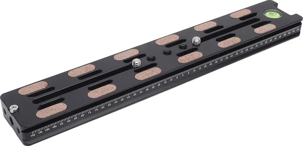 Adaptateur Plaque Changement Rapide 230mm Aluminium avec Vis 1/4 3/8