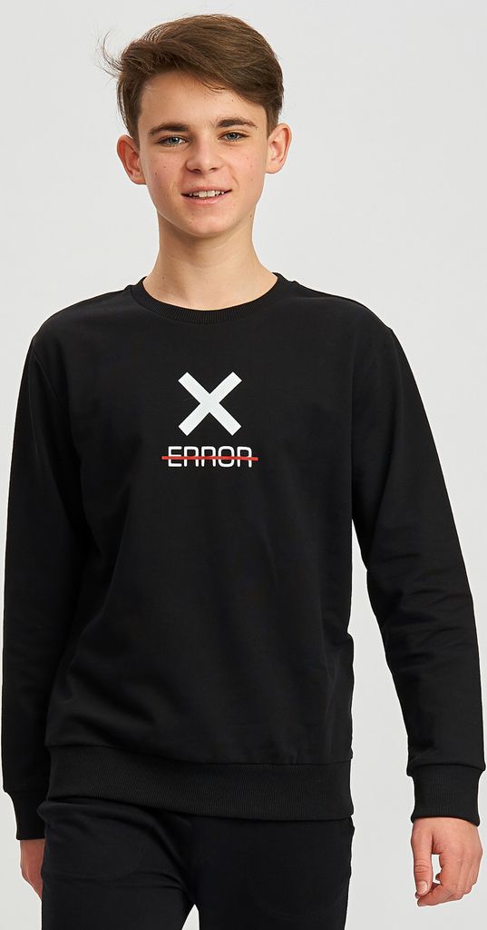Jungen-Sweatshirt X - Schwarz - 152
