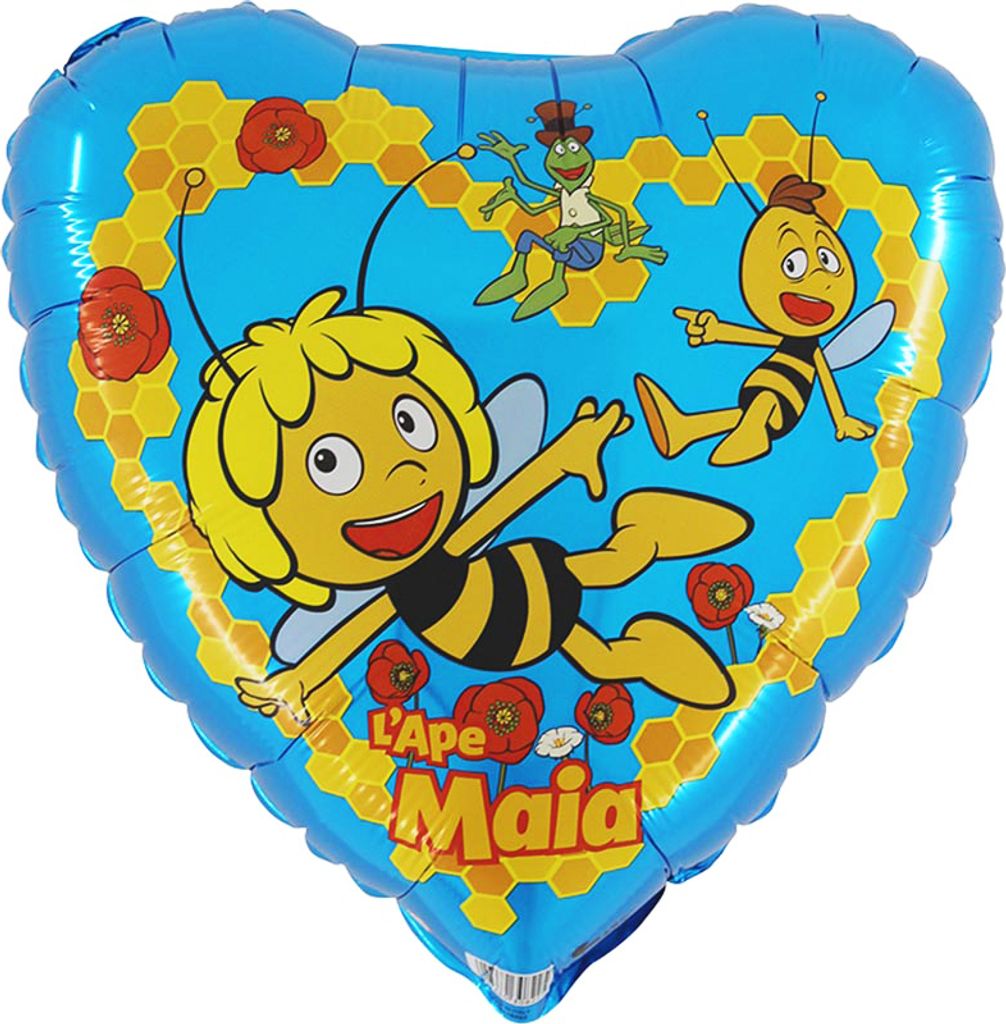 Herz-Folienballon Maja, 18"" 1 Stk. Produktbild 