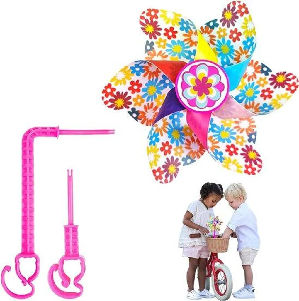 Accessoires de vélo enfant : kit complet de déco de roues et rayons