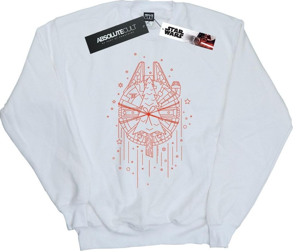 Star Wars - "Millennium Delivery" Sweatshirt für Jungen BI34999 (116) (Weiß)