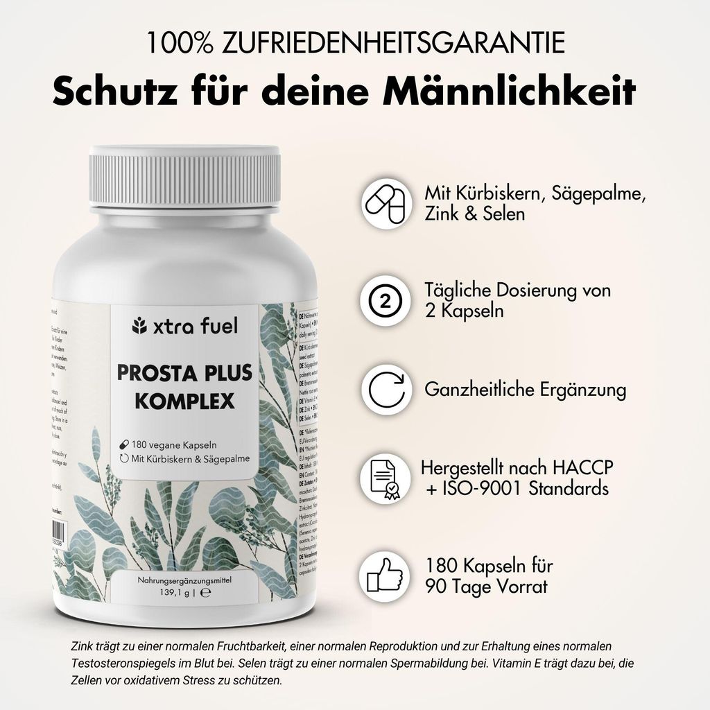 Prosta Plus Komplex - Männer Formel - Mit Kürbiskern, Produktbild 