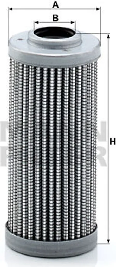 Filtre hydraulique MANN-FILTER HD 57/18 pour engins de chantier et TP
