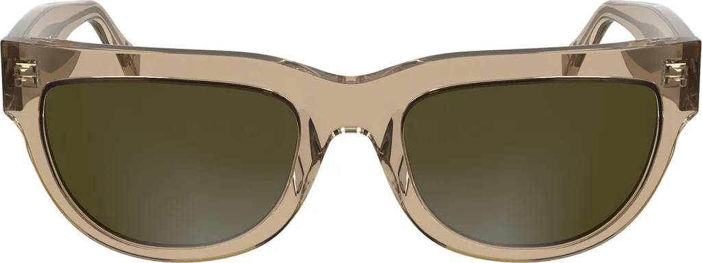 Accessoire de mode : Lunettes de soleil femme marron à verres carrés