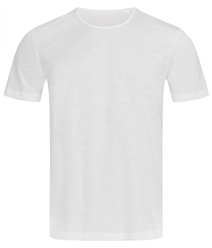 Stedman ST9400 | Shawn Crew Neck Herren T-Shirt - Farbe: White - Größe: M