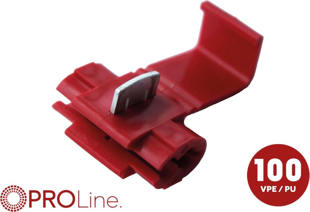 Abzweigverbinder 0,5mm²-1,0mm² rot OT 100 Stück