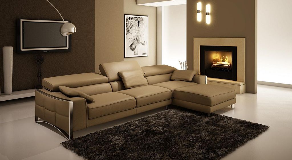 Design Ecken XXL Big Polster Eck Sofa Couch Leder Sofas Garnitur Wohnlandschaft