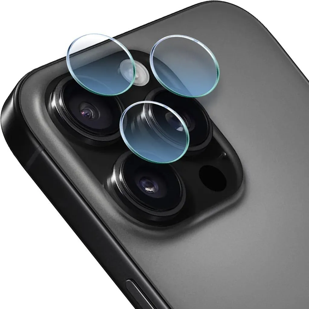 Cover fotocamera ibrida per iPhone 16 Pro Max, trasparente
