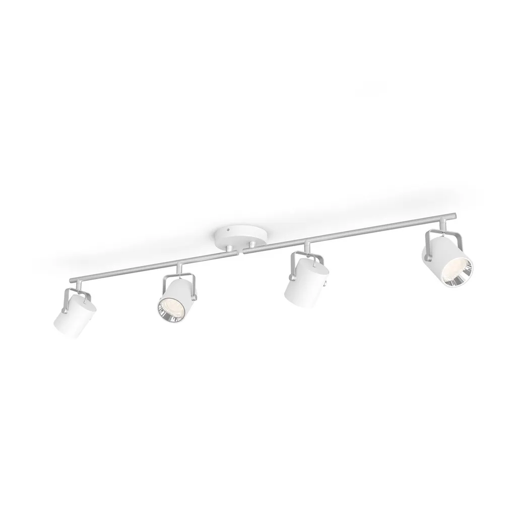 Philips myLiving Byre LED SceneSwitch Blanc lot de 4 Spots Orientables