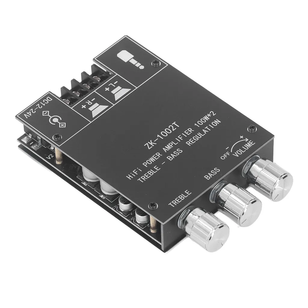 Amplificateur Bluetooth Puissant Module Audio Numérique Hi-Fi 12V-24V DC
