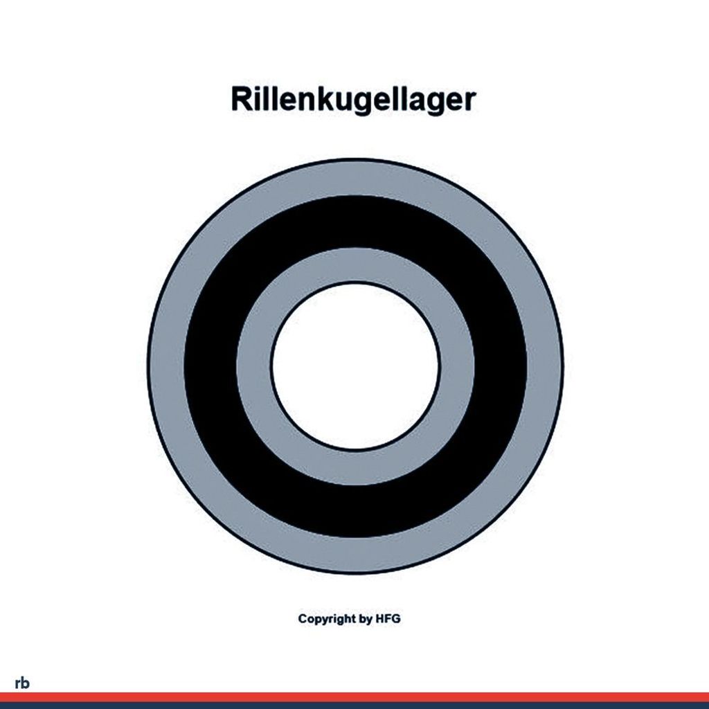 Rillenkugellager 6207 -2RS1N ID 35mm AD 72mm Breite17mm SKF