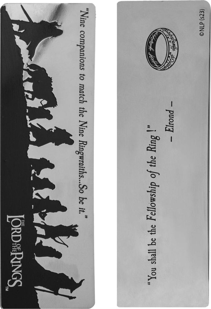 Herr der Ringe Lesezeichen Fellowship of the Ring 14 x 4 cm