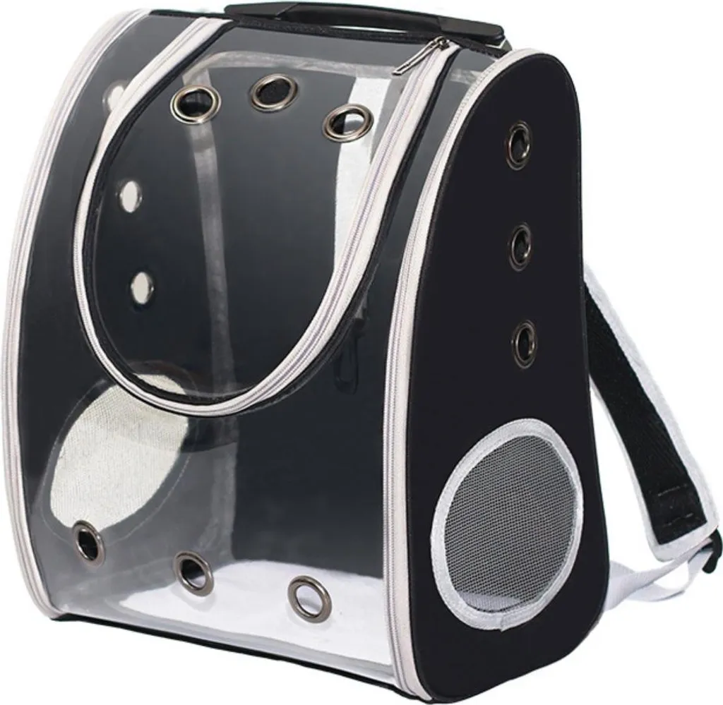 Sac de Transport Panoramique pour Animaux Domestiques avec Bulle Rigide