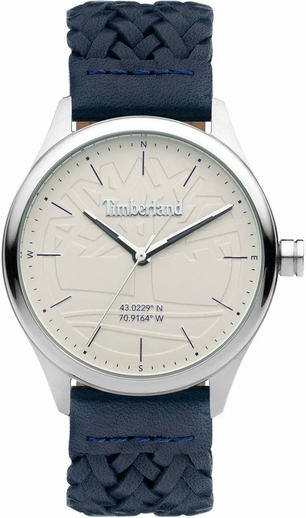Timberland TDWGA2100701 Rumney: Cronografo Uomo Outdoor Pelle Blu