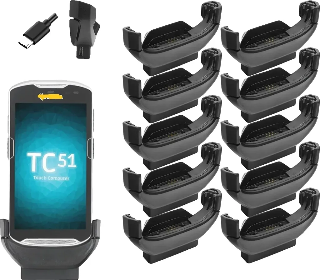 Récupérez la Charge USB-C sur Zebra TC51 TC52 TC56 TC57 - Pack 10pcs
