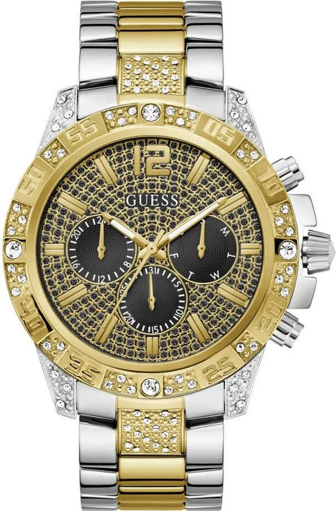 Montre Quartz Guess GW0796G3 Majestic Finition Or Rose Bracelet Acier