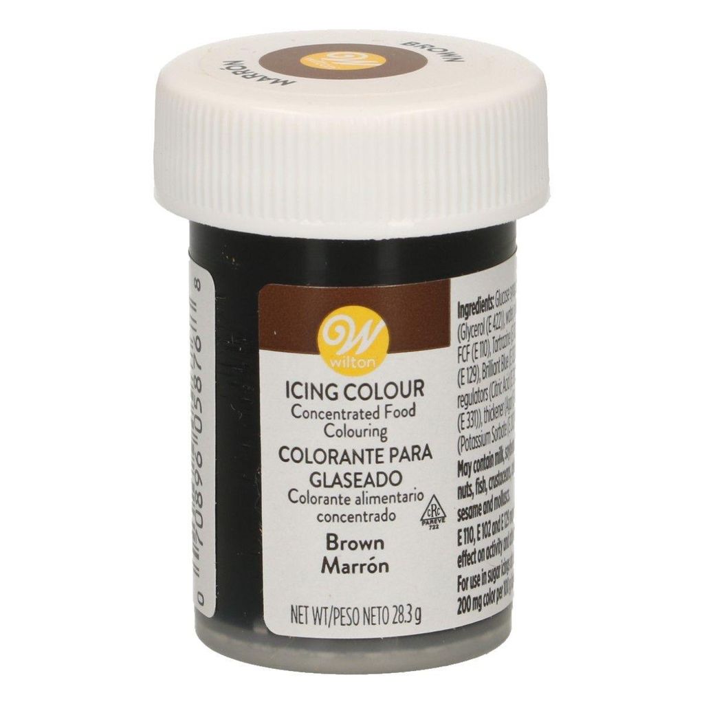 Wilton Glasurfarbe Brown 28 g Produktbild 