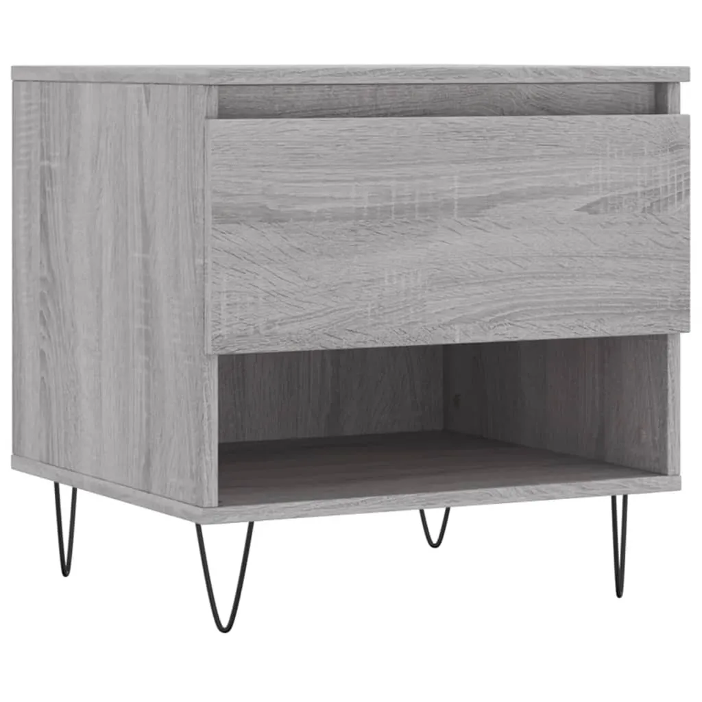 Tavolini Grigio Sonoma Set 2 pz - Design Scandinavo 50x50 cm - 6