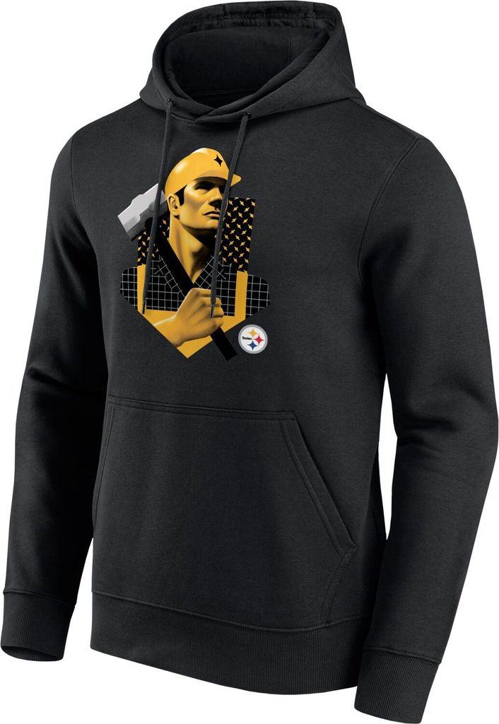 NFL Fleece Hoody - ILLUSTRATION Pittsburgh Steelers - 3XL