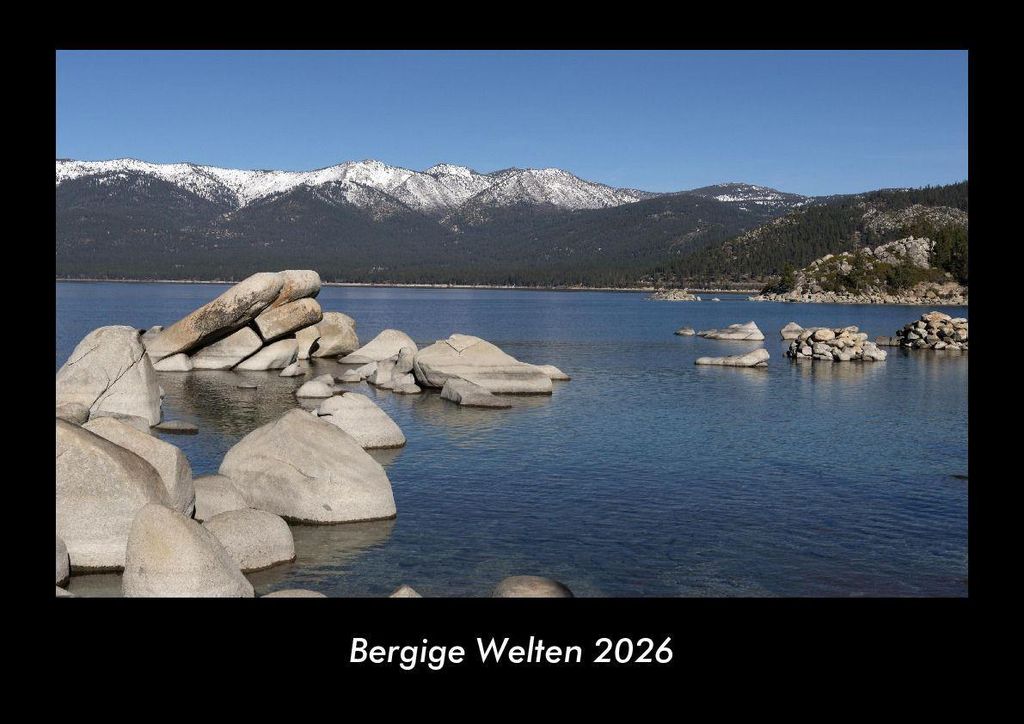 Bergige Welten 2026 Fotokalender - Querformat DIN A3, Monatskalender mit Bild-Motiven aus Fauna und Flora, Natur, Blumen und Pflanzen