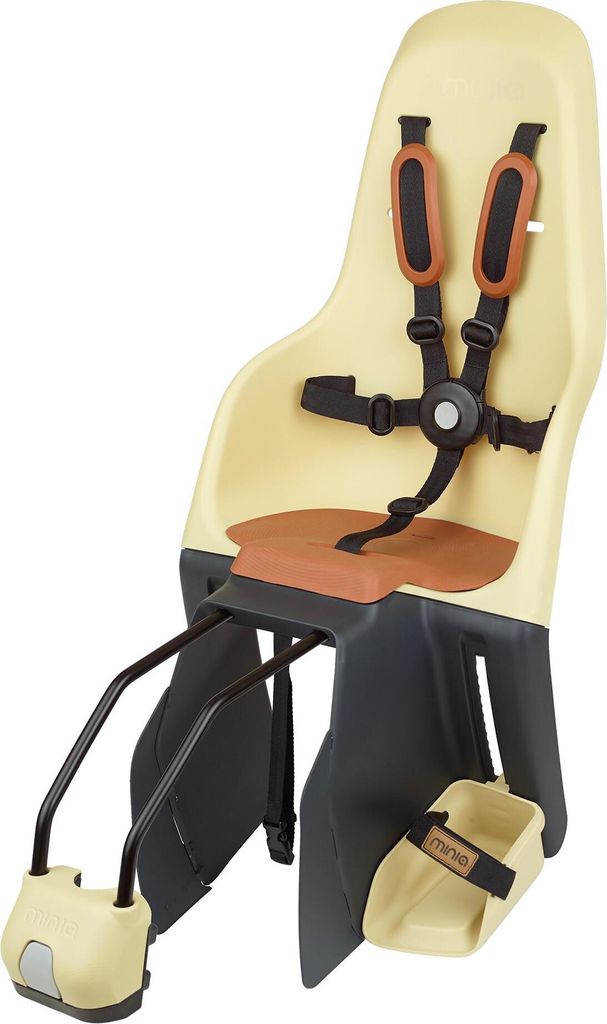 Hinterer Fahrradsitz für Rahmen Moon gelb / Minia