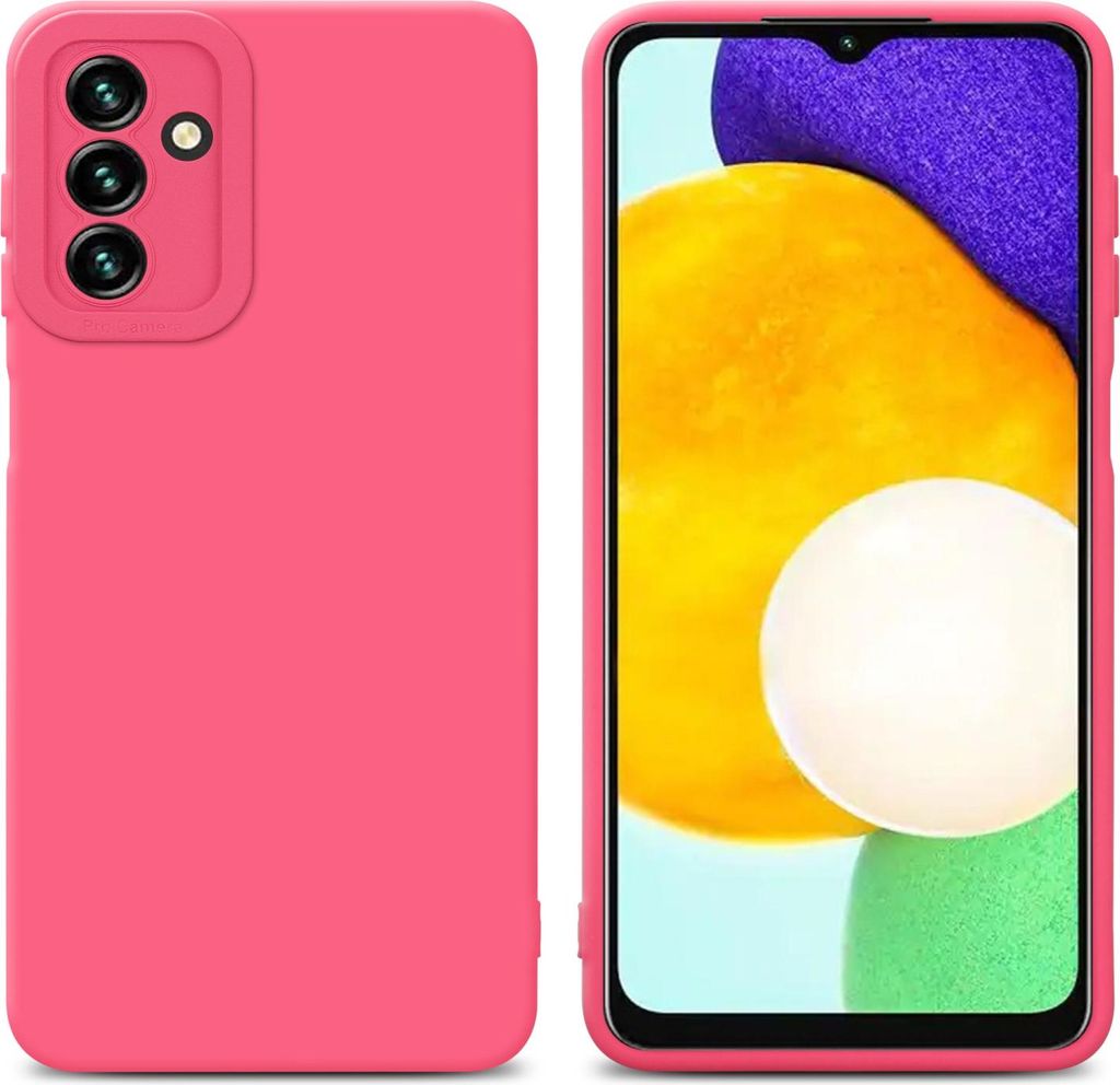 Cadorabo Hülle für Samsung Galaxy A13 5G Schutz Hülle in Rot TPU Silikon Etui Case Handyhülle