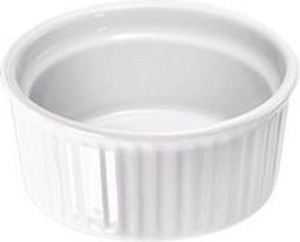 24x Auflaufförmchen, reinweißes Hotelporzellan, Serie Isabell, Ø 80 mm, 100 ml