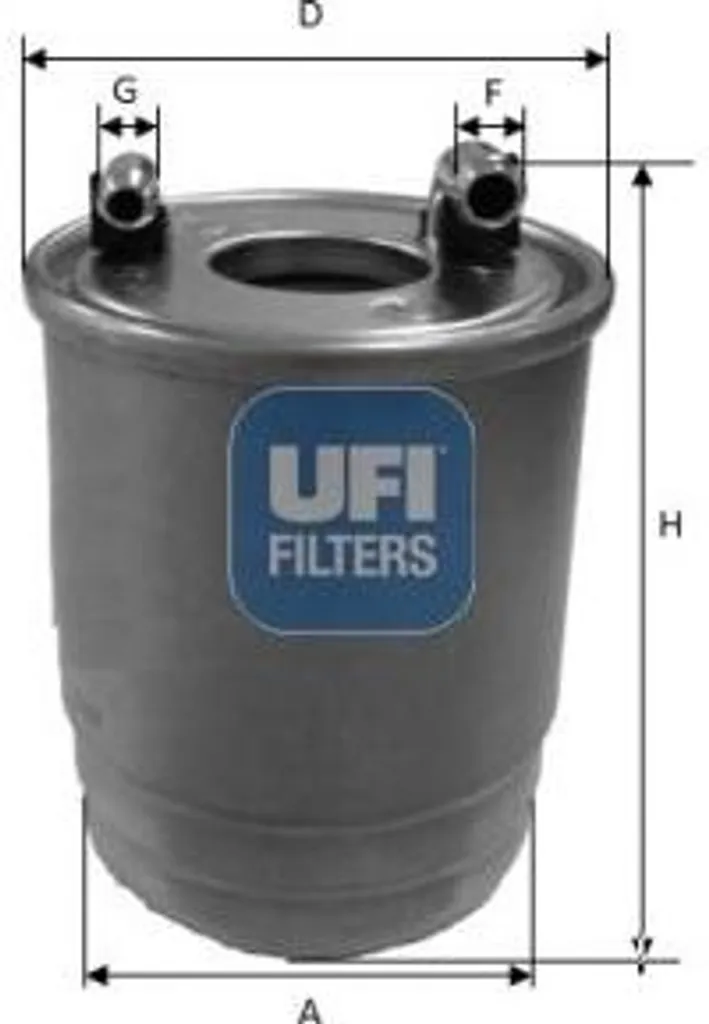 Filtre carburant haute efficacité UFI 24.112.00 référence A6420920401