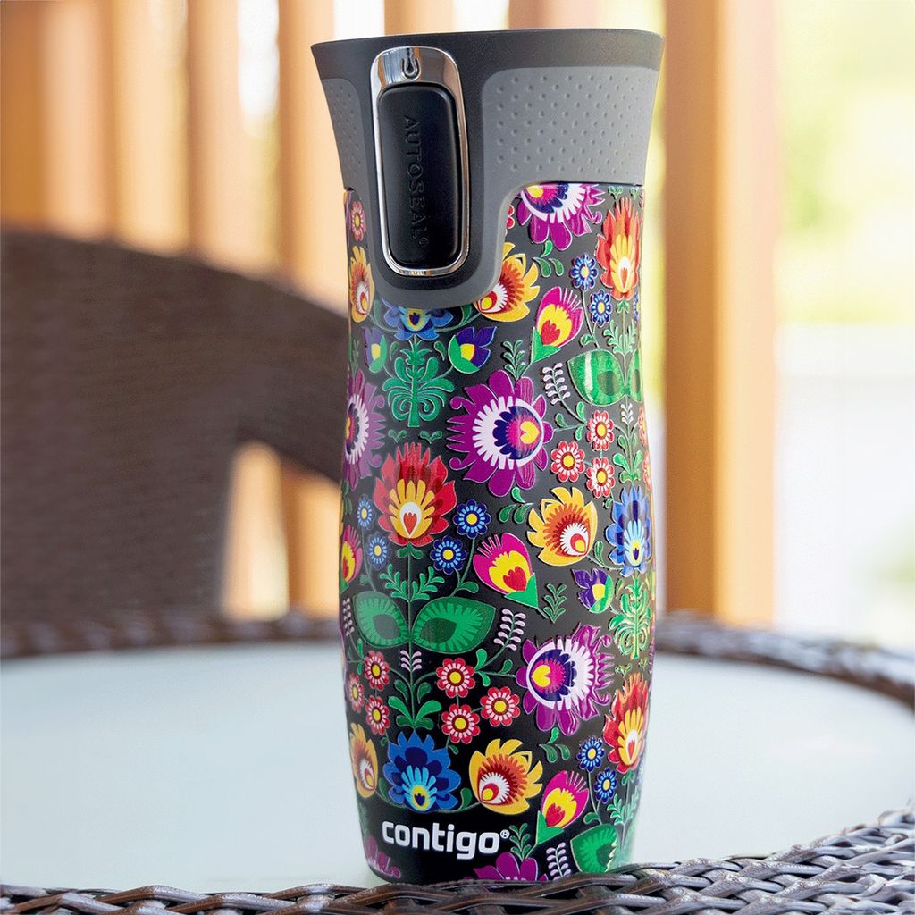 ContiGo! WEST LOOP 2,0 Folklor Thermobecher schwarz 470 ml Produktbild 