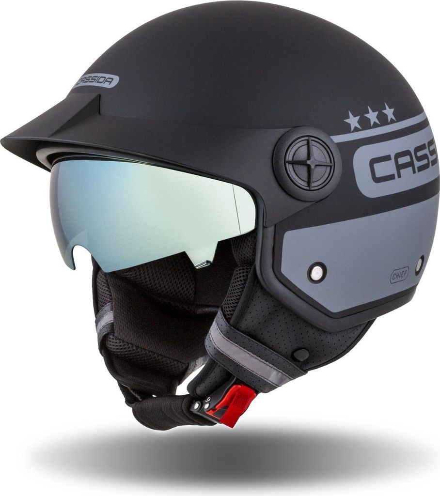 helm Handy Plus Chief, CASSIDA (mattgrau/schwarz, Größe XS)