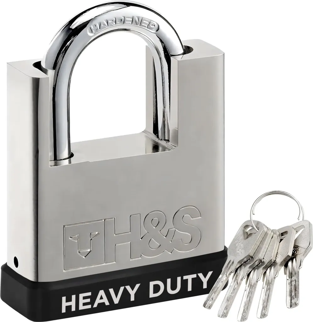 Cadenas Anti-Rouille 60mm : Solution Sécurité Cave avec 5 Clés