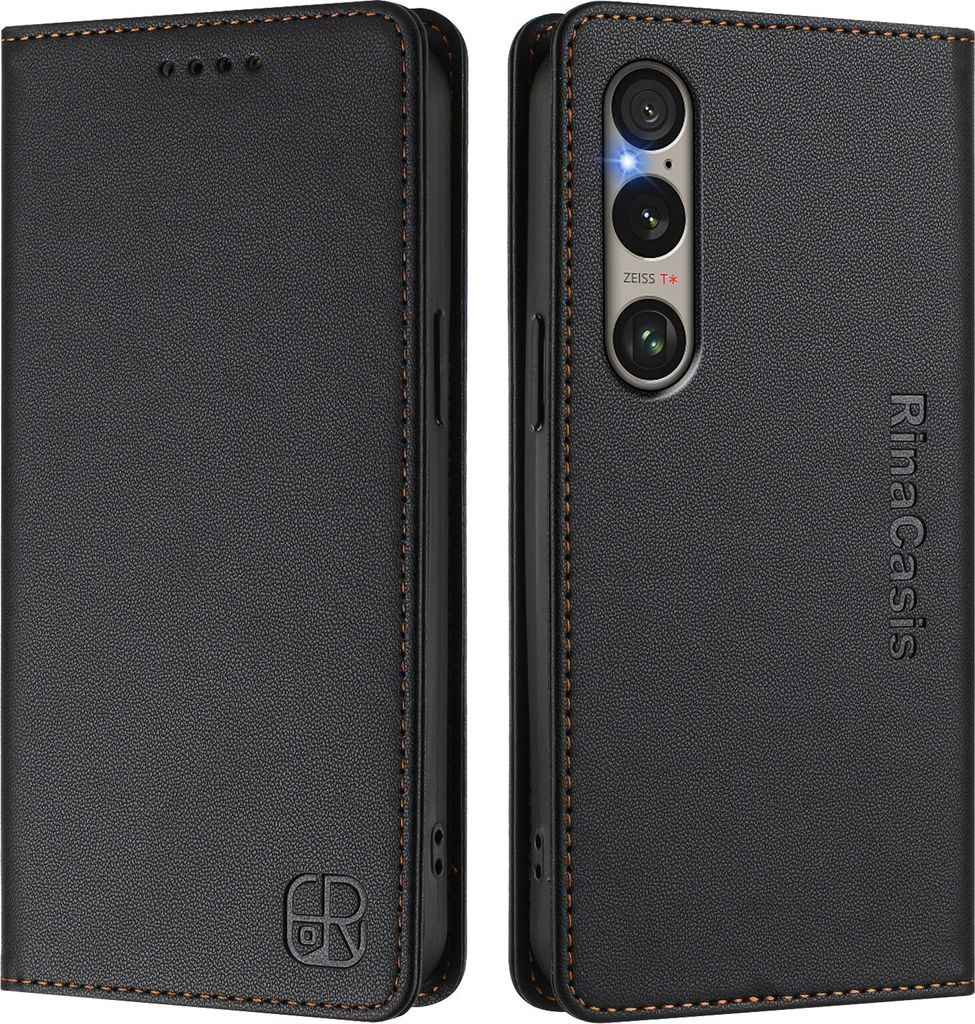 Lederhülle für Sony Xperia 1 VI Hülle Flip Brieftasche Produktbild 