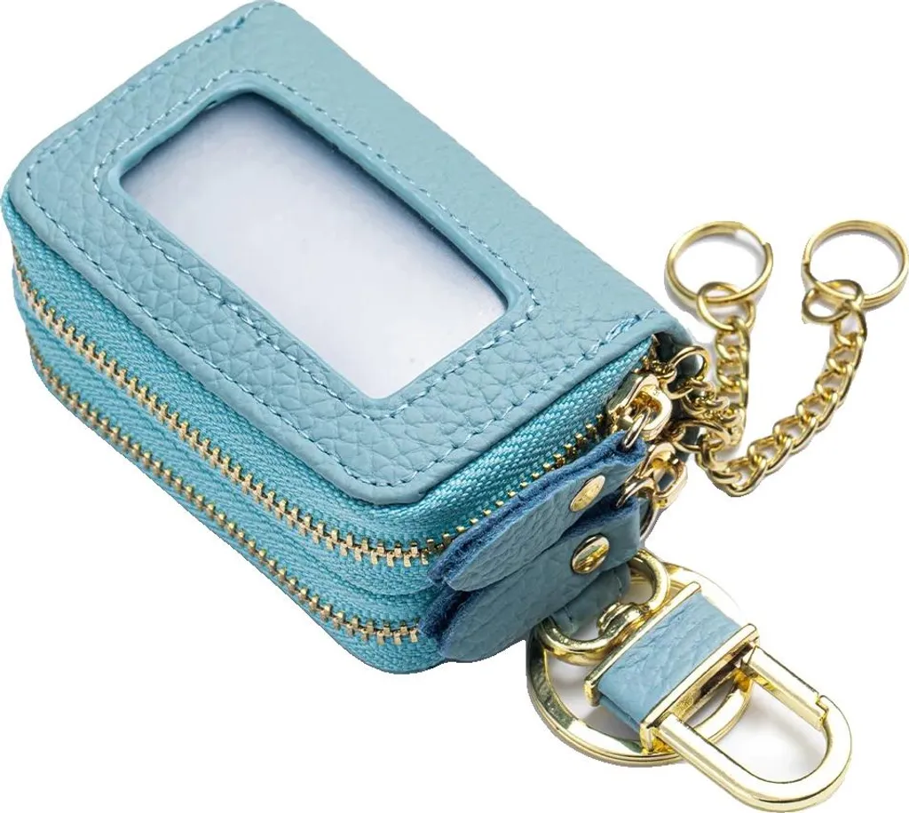 Organizer Chiavi Pelle Blu | Grande Capienza e Design Slim